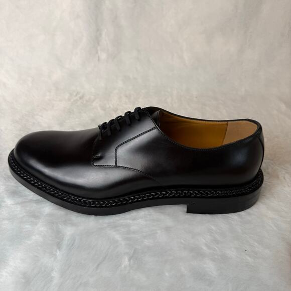 Gucci Men\'s Black  Leather Lace-Up Dress Shoes Size 11 1/2 main image 15